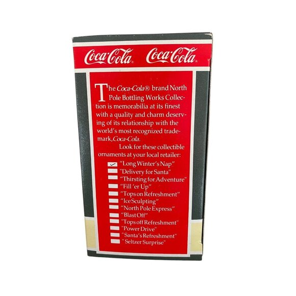Coca Cola Ornament Santa Elf Bottling Works Collection New In Box - Picture 3 of 4